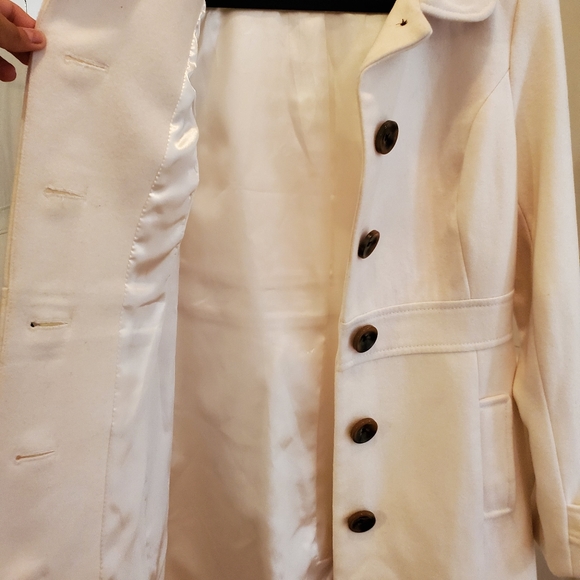 Off white Wool peacoat - Picture 5 of 9